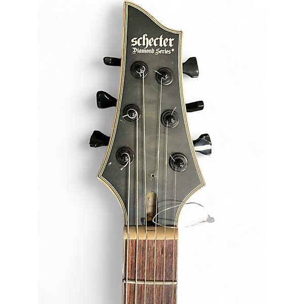 Used Schecter Guitar Research C1 Platinum Graphite Pearl Solid Body Electric Guitar