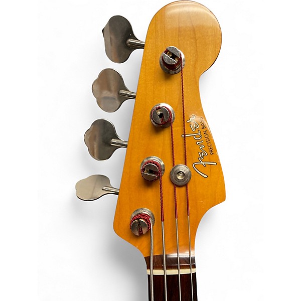 Used Fender Precision 62" Reissue  Olympic White Electric Bass Guitar