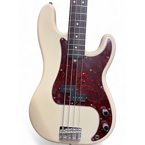 Used Fender Precision 62" Reissue  Olympic White Electric Bass Guitar