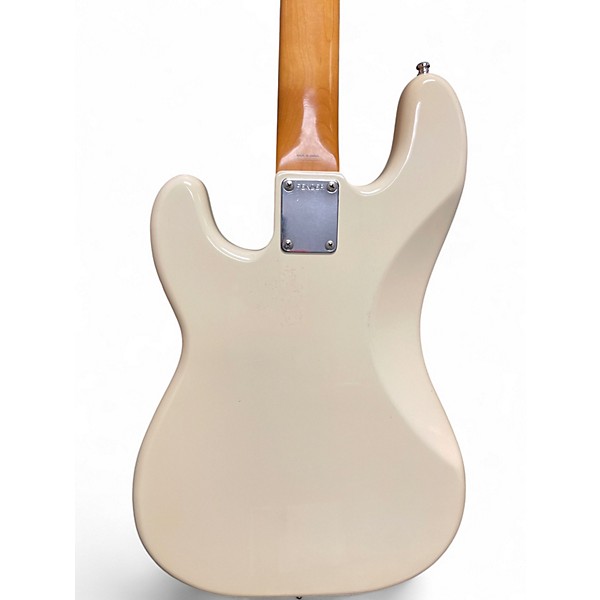 Used Fender Precision 62" Reissue  Olympic White Electric Bass Guitar
