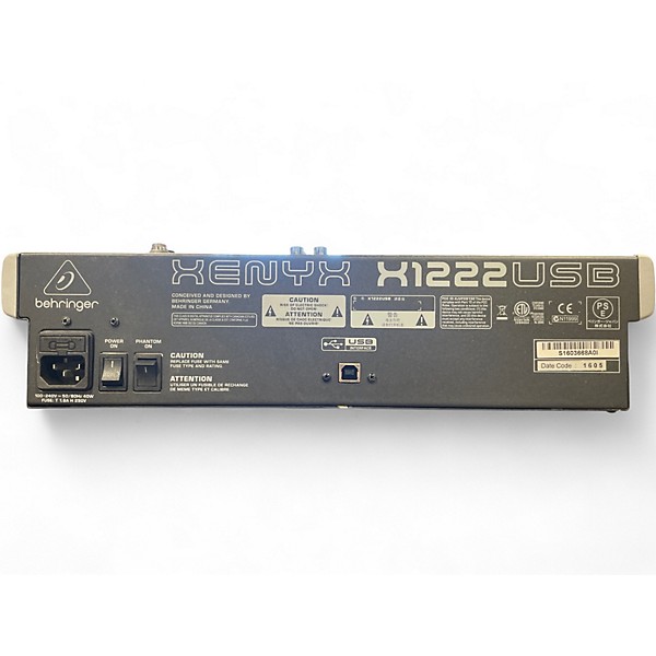Used Behringer Xenyx X1222USB Unpowered Mixer