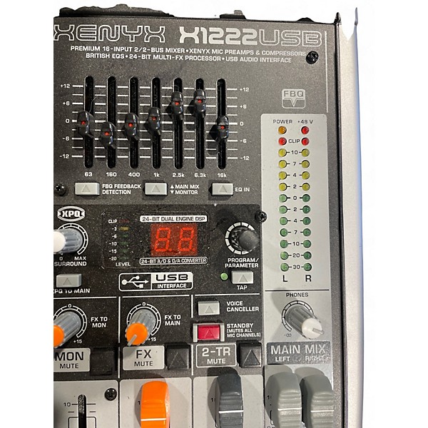 Used Behringer Xenyx X1222USB Unpowered Mixer