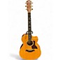 Used Taylor 814CE Vintage Natural Acoustic Electric Guitar thumbnail
