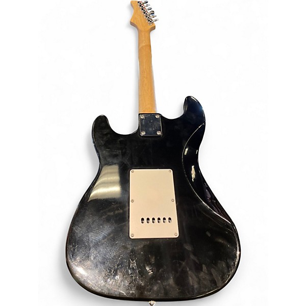 Used Bc Strat Style Black Solid Body Electric Guitar