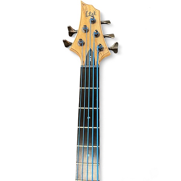 Used ESP LTD B205SM LH 5 String Natural Electric Bass Guitar