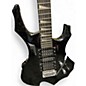Used Glarry Burning Fire Black Solid Body Electric Guitar