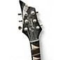 Used Glarry Burning Fire Black Solid Body Electric Guitar