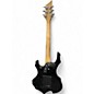 Used Glarry Burning Fire Black Solid Body Electric Guitar