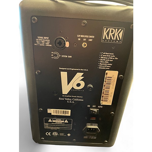 Used KRK V6 Pair Powered Monitor