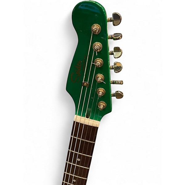 Used Spider HARDLUCK KINGS Green Solid Body Electric Guitar