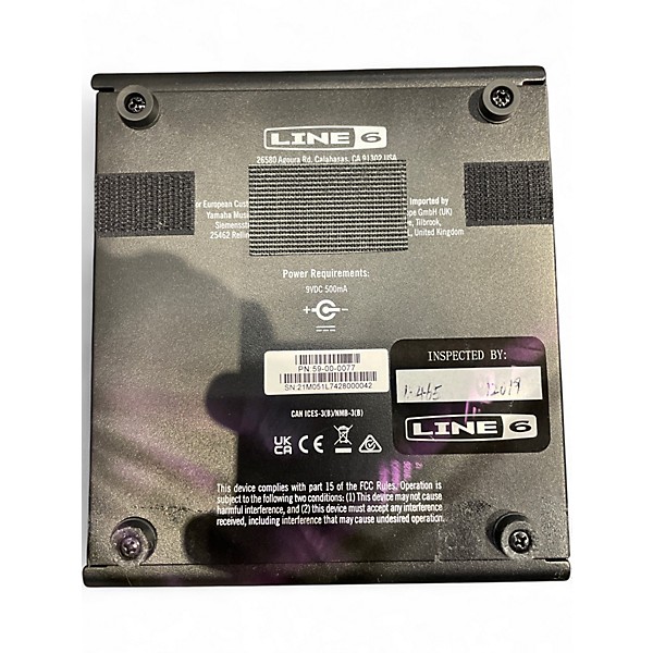 Used Line 6 M5 Stompbox Modeler Effect Processor