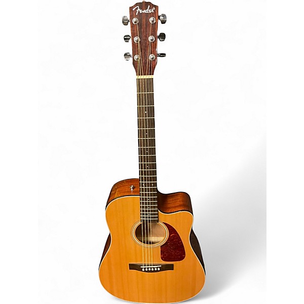 Used Fender CD140SCE Natural Acoustic Electric Guitar