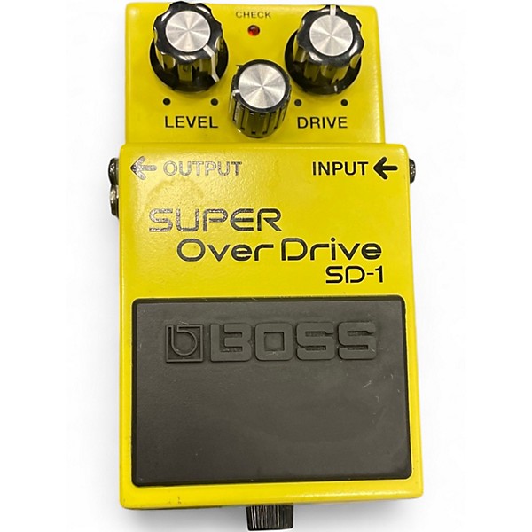 Used BOSS SD1 Super Overdrive Effect Pedal