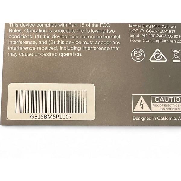 Used Positive Grid BIAS MINI GUITAR Guitar Preamp