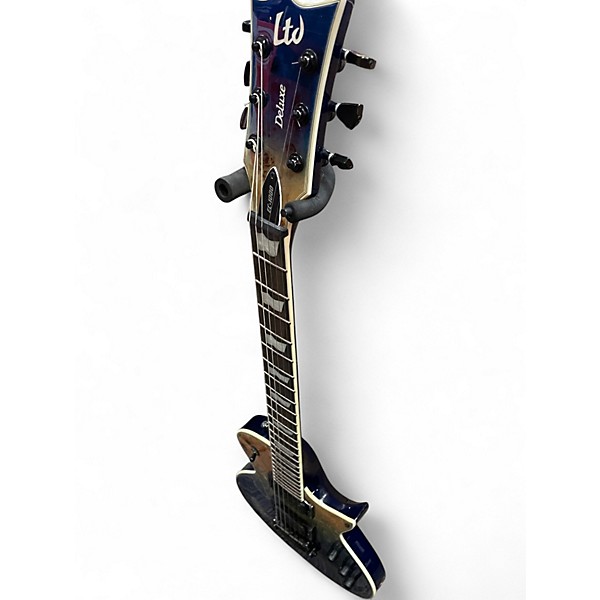 Used ESP LTD EC1000 BLUE NATURAL FADE Solid Body Electric Guitar