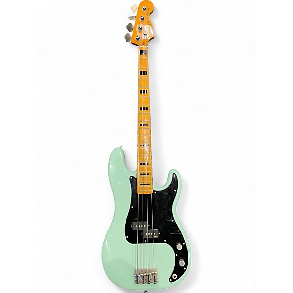 Used Squier Classic Vibe 1970S Precision Bass Surf Green Electric Bass Guitar