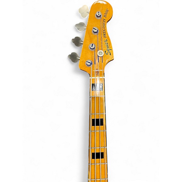 Used Squier Classic Vibe 1970S Precision Bass Surf Green Electric Bass Guitar