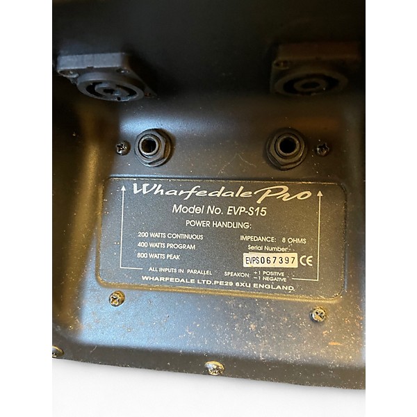 Used Wharfedale Pro evp-s15 Unpowered Speaker