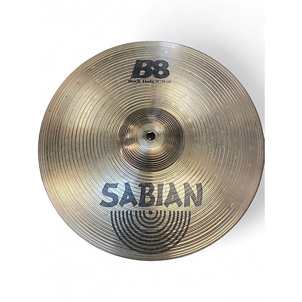 Used SABIAN 14in B8 Hi Hat Pair Cymbal