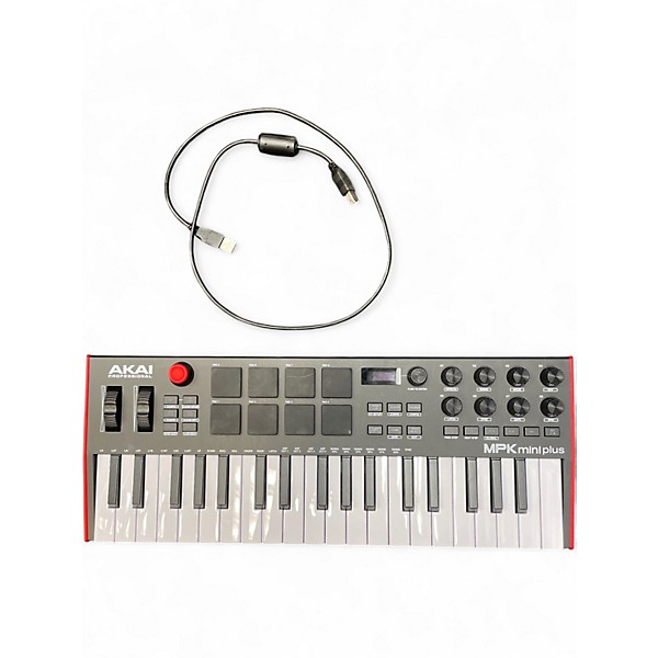 Used Akai Professional mpk Mini Plus MIDI Controller