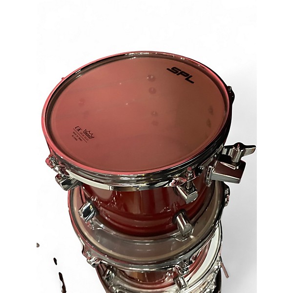 Used SPL 5 Piece UNITY 2 Candy Apple Red Drum Kit