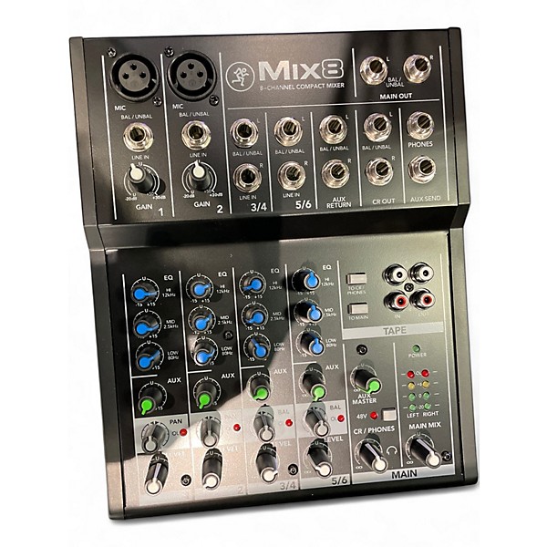Used Mackie  8-Channel Compact Mixer Powered Mixer