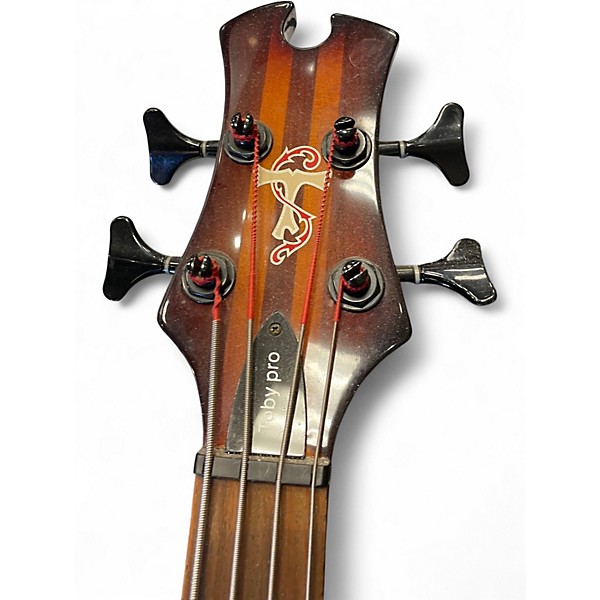 Used Tobias toby pro sunburst Electric Bass Guitar