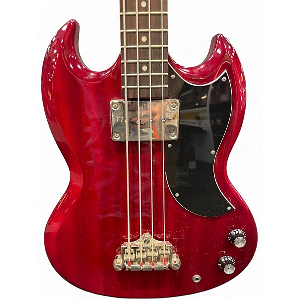 Used Epiphone SG BASS Red Electric Bass Guitar