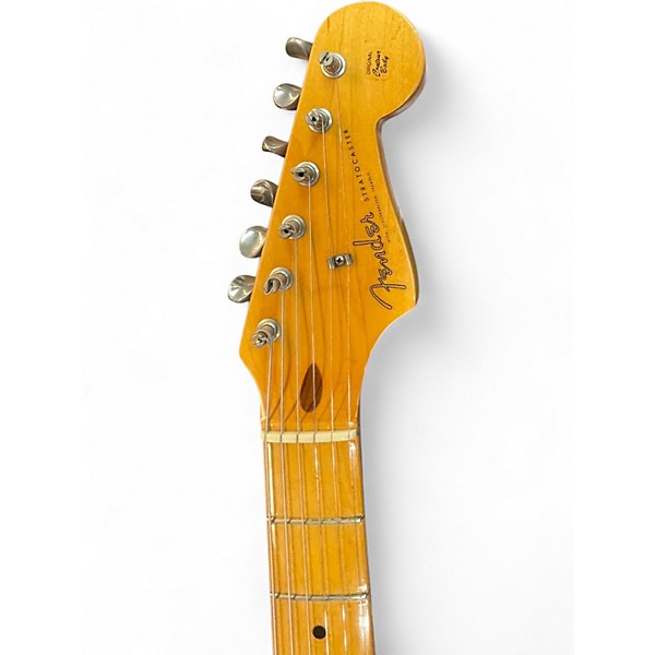 Vintage 1987 Fender 1987 57 Reissue Strat Olympic White Solid Body Electric Guitar