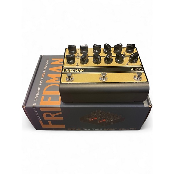 Used Friedman IR-X Dual-Tube Preamp DI+IR Dual-Channel 12AX7 Tubes Guitar Preamp