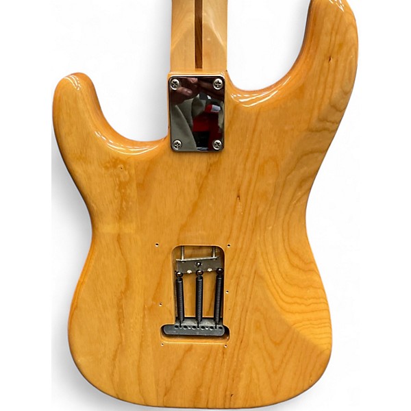 Used Fender Standard Stratocaster Natural Solid Body Electric Guitar
