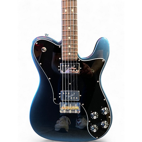 Used 2020 Fender American Professional II Telecaster Deluxe Dark Night Solid Body Electric Guitar