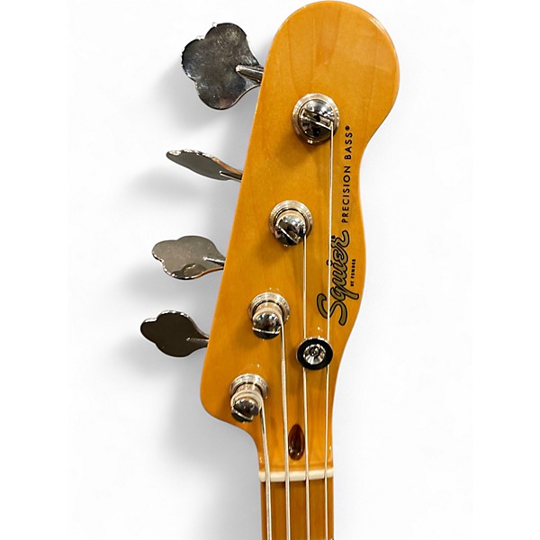 Used Squier Classic Vibes 50s Precision White Blonde Electric Bass Guitar
