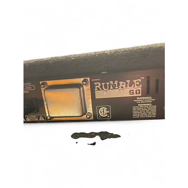 Used Fender Rumble 60 60W 1x12 Bass Combo Amp