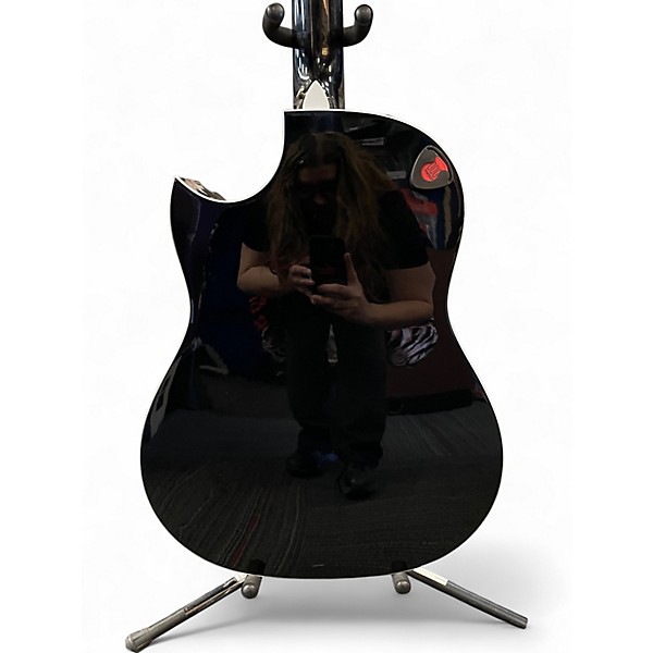 Used Taylor 657ce DOCE DOBLE Black and White 12 String Acoustic Electric Guitar