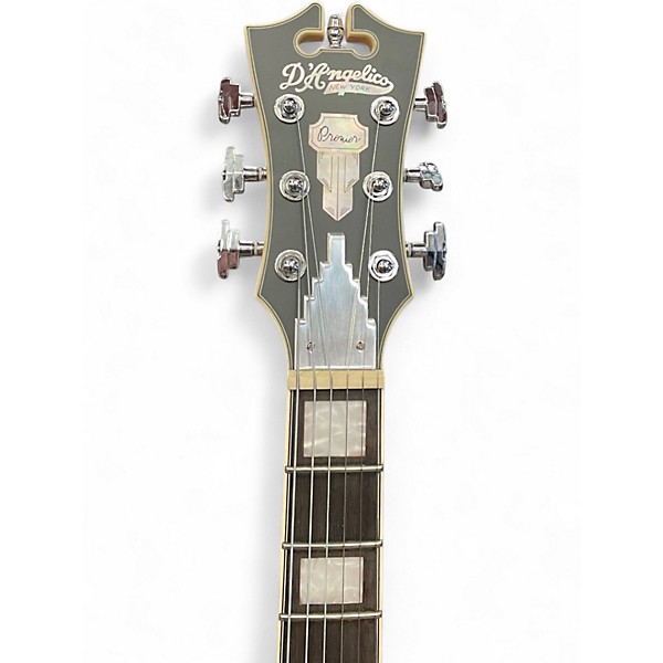 Used D'Angelico Premier Brighton Green Solid Body Electric Guitar