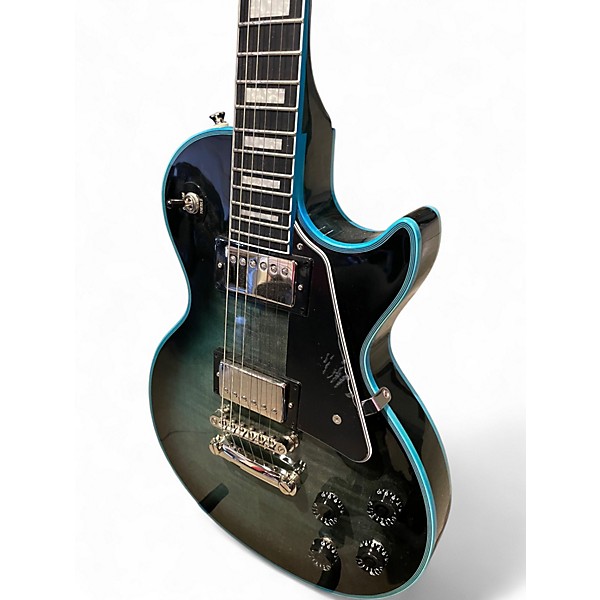 Used Epiphone Les Paul Custom indigo burst Solid Body Electric Guitar