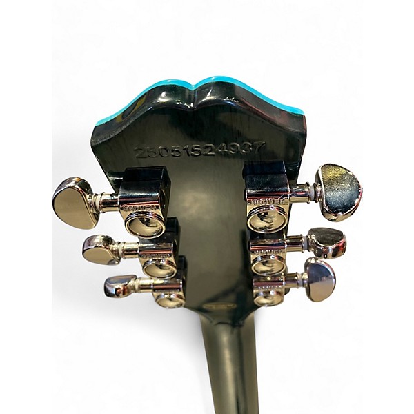 Used Epiphone Les Paul Custom indigo burst Solid Body Electric Guitar