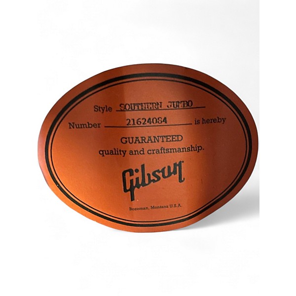 Used Gibson Southern Jumbo Vintage Sunburst Acoustic Electric Guitar