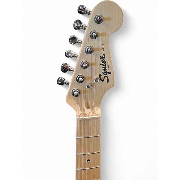 Used Squier FSR MINI STRATOCASTER Olympic White Solid Body Electric Guitar