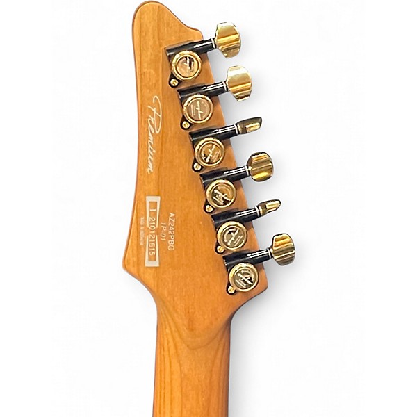 Used Ibanez AZ242PBG BLACK BURL Solid Body Electric Guitar