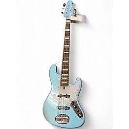 Used Lakland 55-60 Skyline Custom 5 String Lake Placid Blue Electric Bass Guitar
