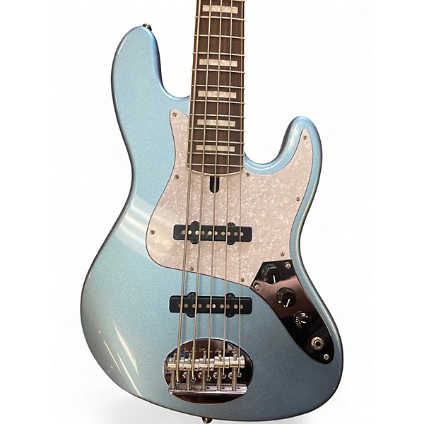 Used Lakland 55-60 Skyline Custom 5 String Lake Placid Blue Electric Bass Guitar