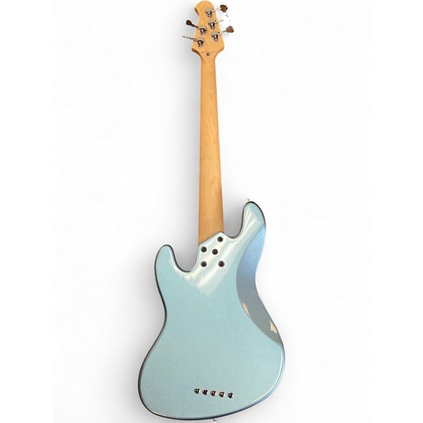 Used Lakland 55-60 Skyline Custom 5 String Lake Placid Blue Electric Bass Guitar