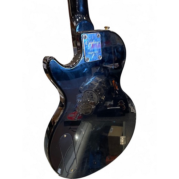 Used Epiphone Les Paul Junior Black and Gold Solid Body Electric Guitar