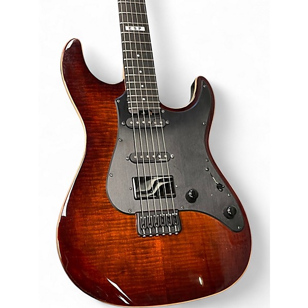Used ESP EII SNIII Tiger Eye Solid Body Electric Guitar