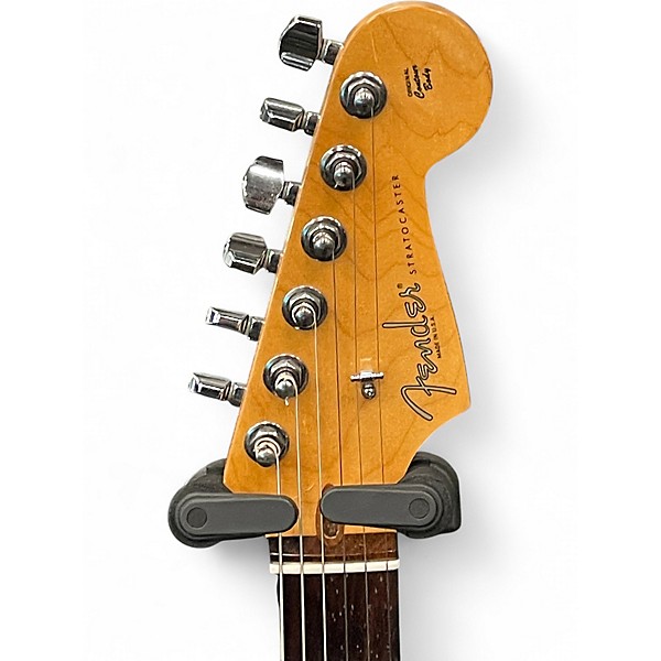 Used 2011 Fender American Standard Stratocaster Olympic White Solid Body Electric Guitar