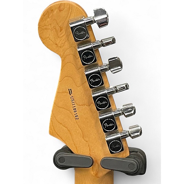 Used 2011 Fender American Standard Stratocaster Olympic White Solid Body Electric Guitar