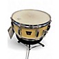 Used Majestic De Luxe 14in 14" x 5" Snare Cream Drum thumbnail