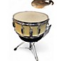 Used Majestic De Luxe 14in 14" x 5" Snare Cream Drum
